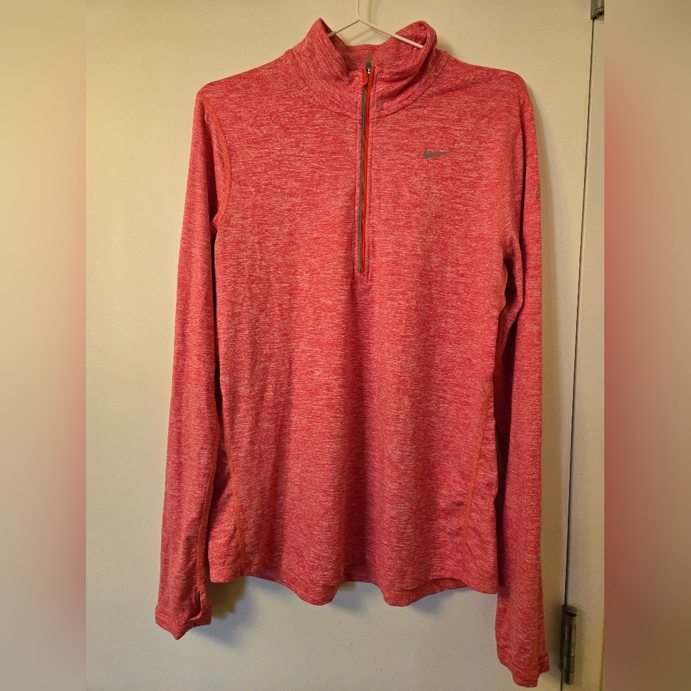 Nike Running Pink‎ Quarter-Zip Pullover